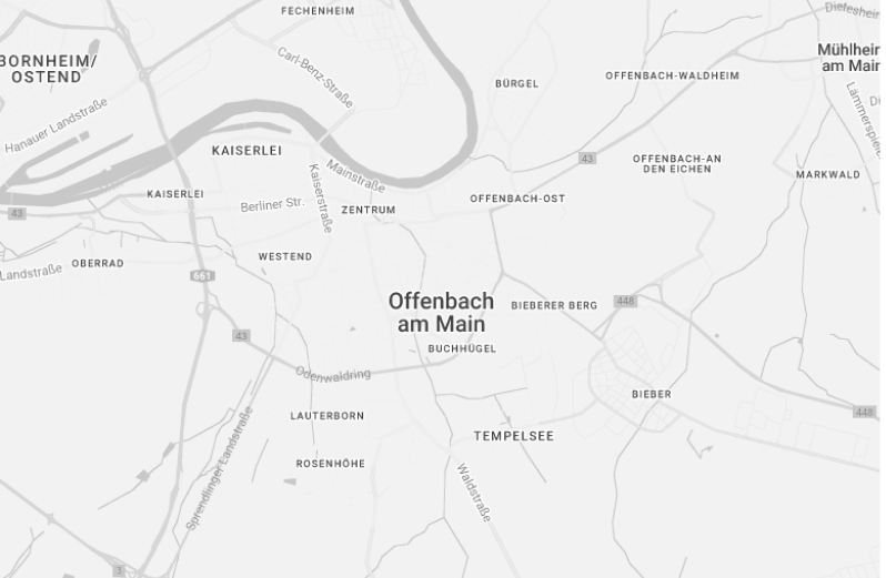 Map of Frankfurt